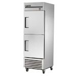 True TS-23F-2-HC - Freezer, one-section, -10°F, (2) solid half doors, stainless steel front/sides